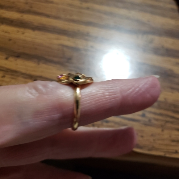 Vintage 1976 Sarah Coventry Mothers Ring Gold-Tone - Picture 4 of 9
